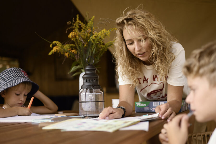 Glamping Liva Park – wnętrza namiotów